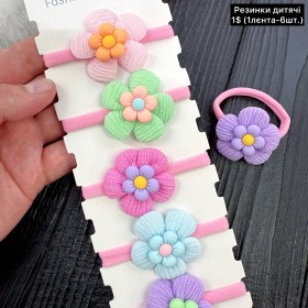 Дитячі резинки 10375 (Ціна за уп.-6шт.)